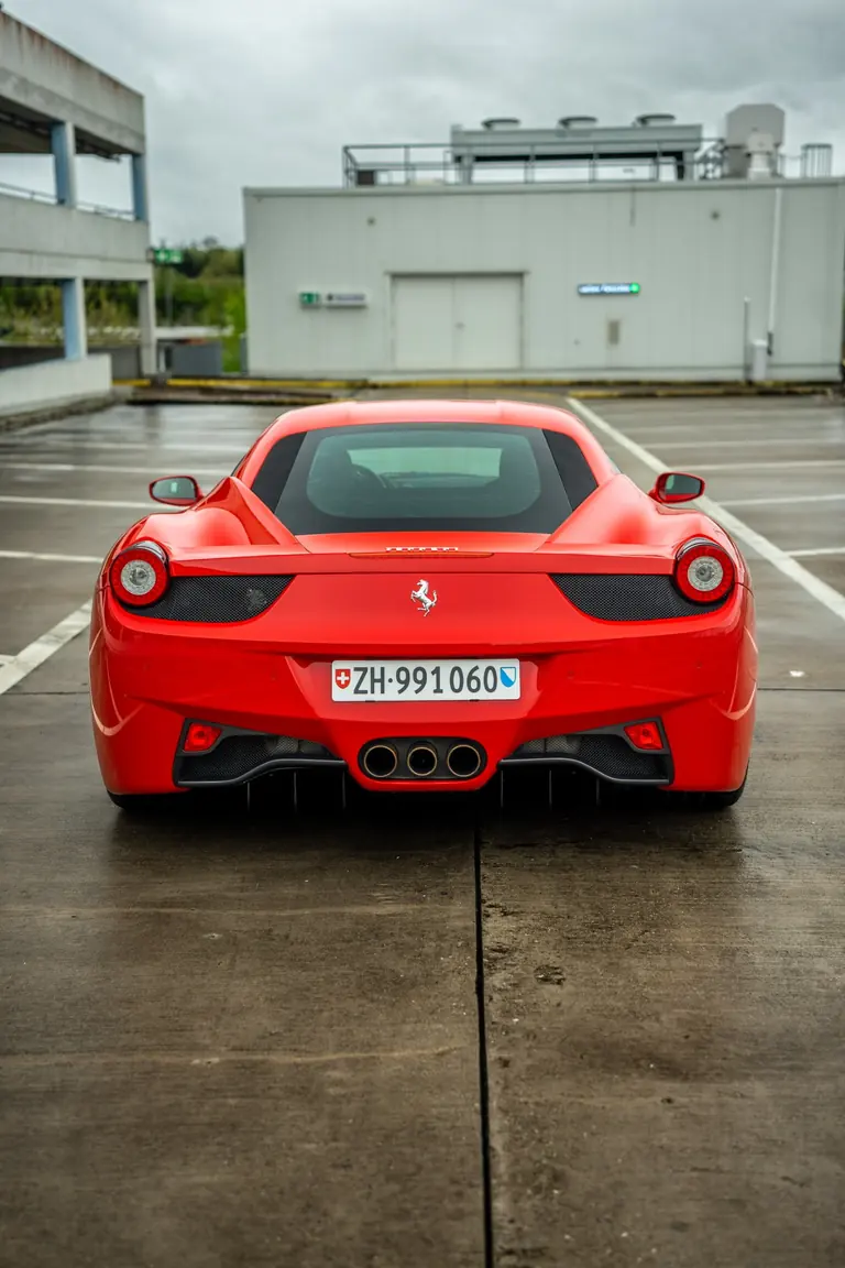Ferrari 458 Italia rear view