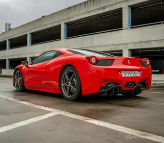 Ferrari 458 Italia hintere Dreiviertelansicht